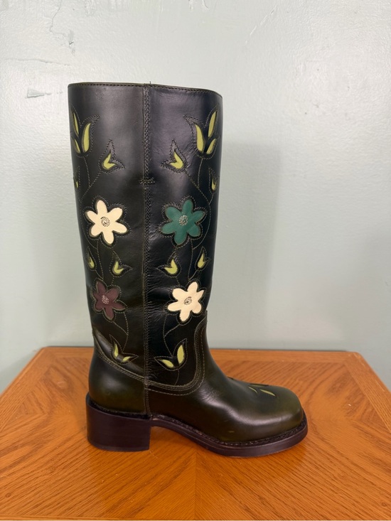 Frye Shoes - FRYE Campus 14L Boots Leather Floral Green Size 6.5B
